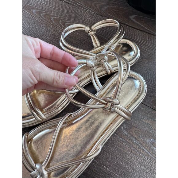 NWOT J. Crew Knotted ankle-strap sandals Size 9 - Picture 2 of 5